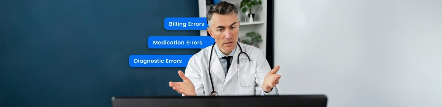 types of errors in healthcare